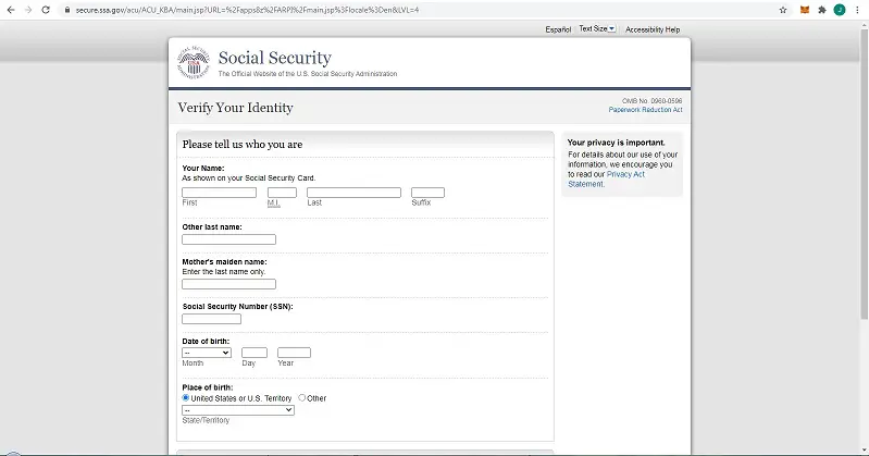 The Social Security Retirement Estimator